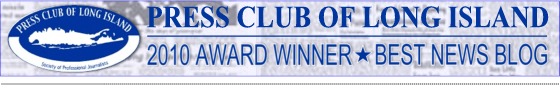Press Club of Long Island 2010 Media Award Winner — Best News Blog